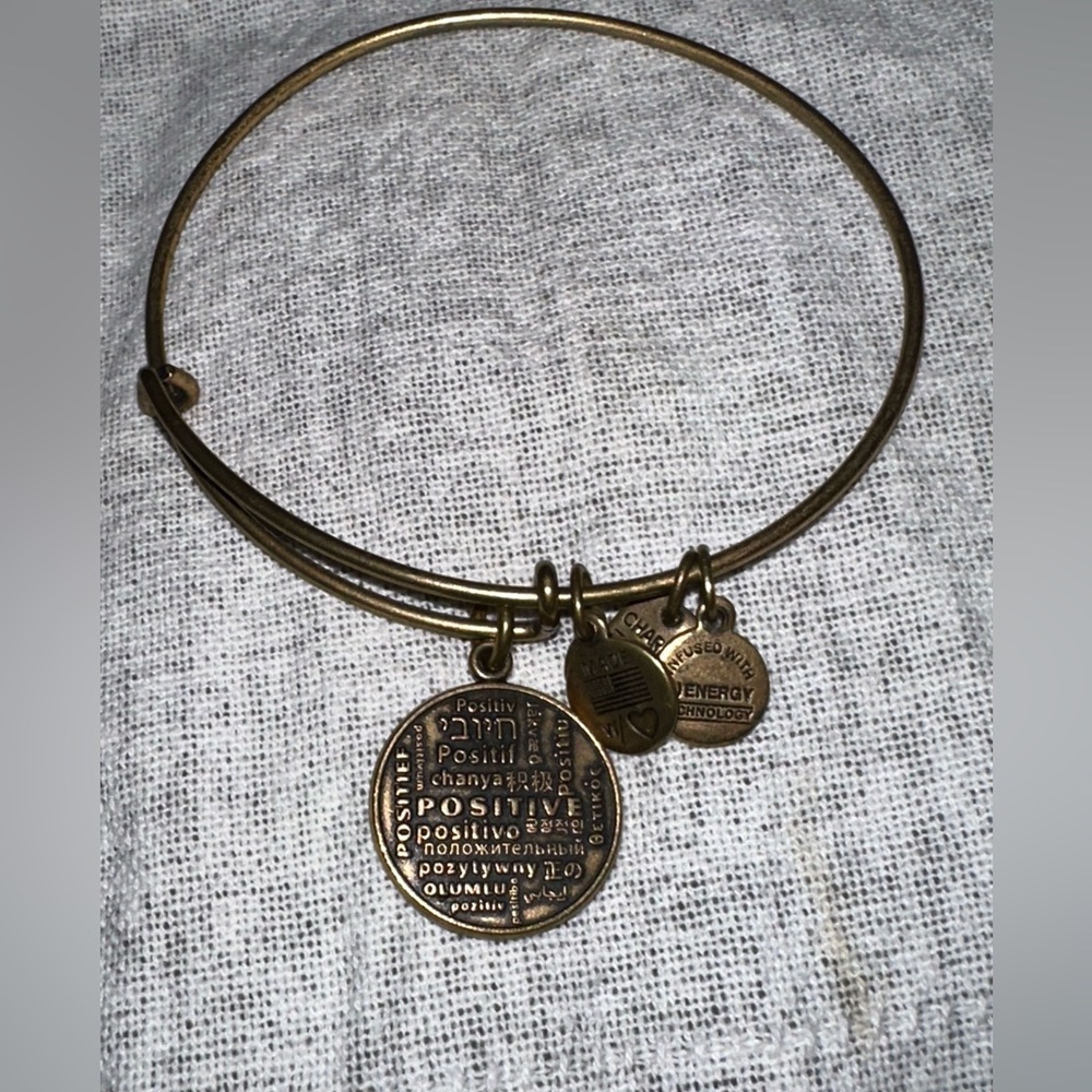 Gold Positive Alex and Ani Bracelet